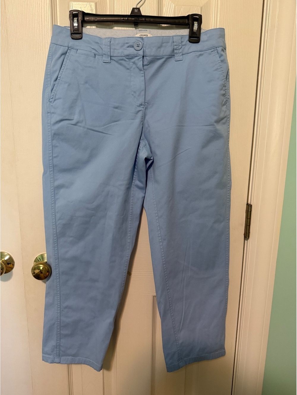 Crown & Ivy Light Blue Cropped Dress Pants Size 6